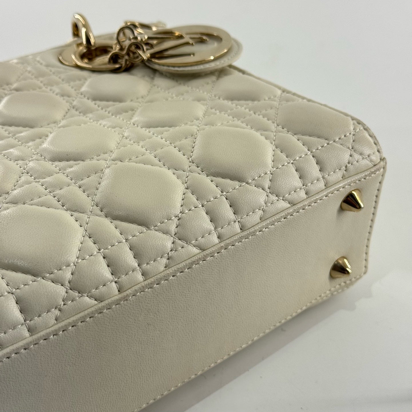 Dior - Lady Dior - Leather - White