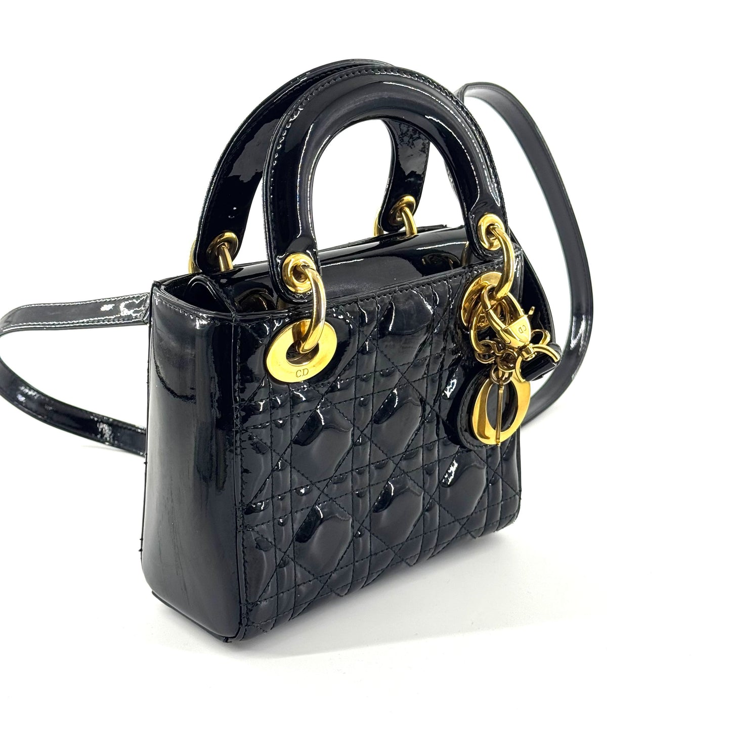 Dior - Lady Dior - Patent leather - Black