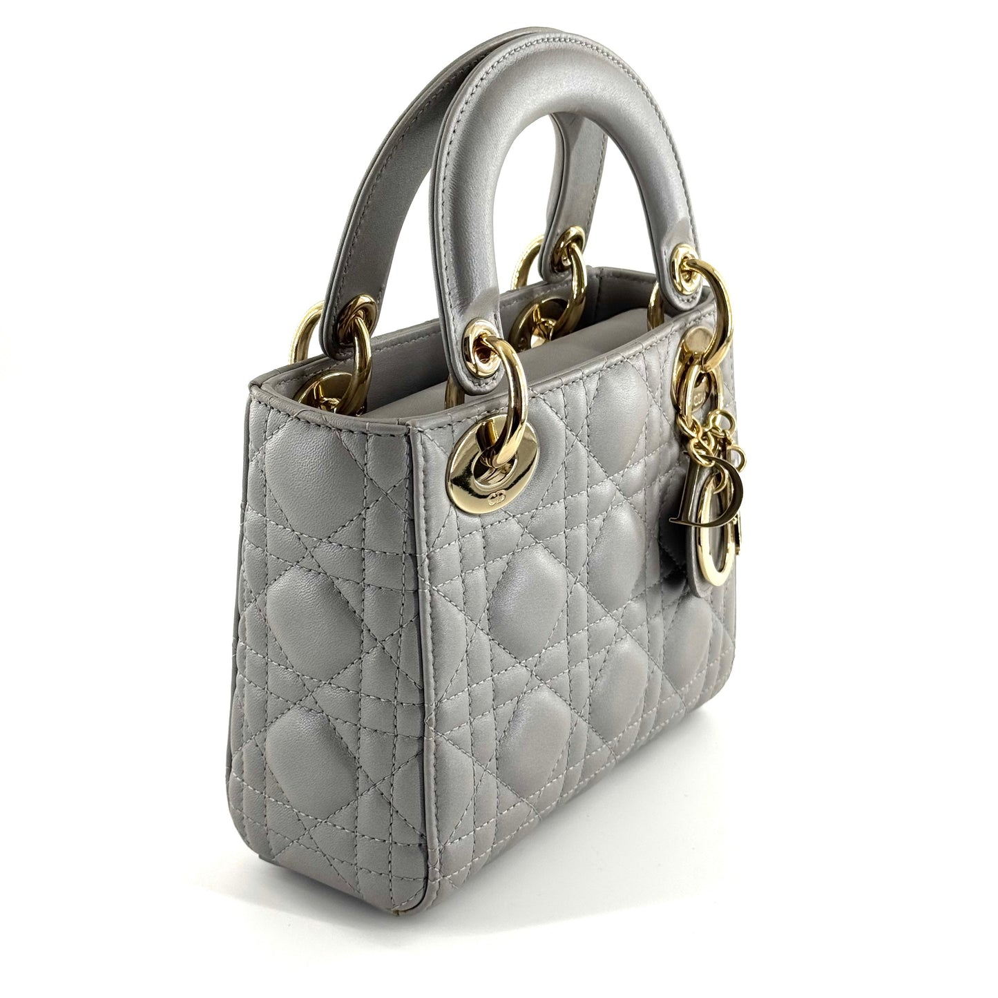 Dior - Lady Dior - Leather - Grey