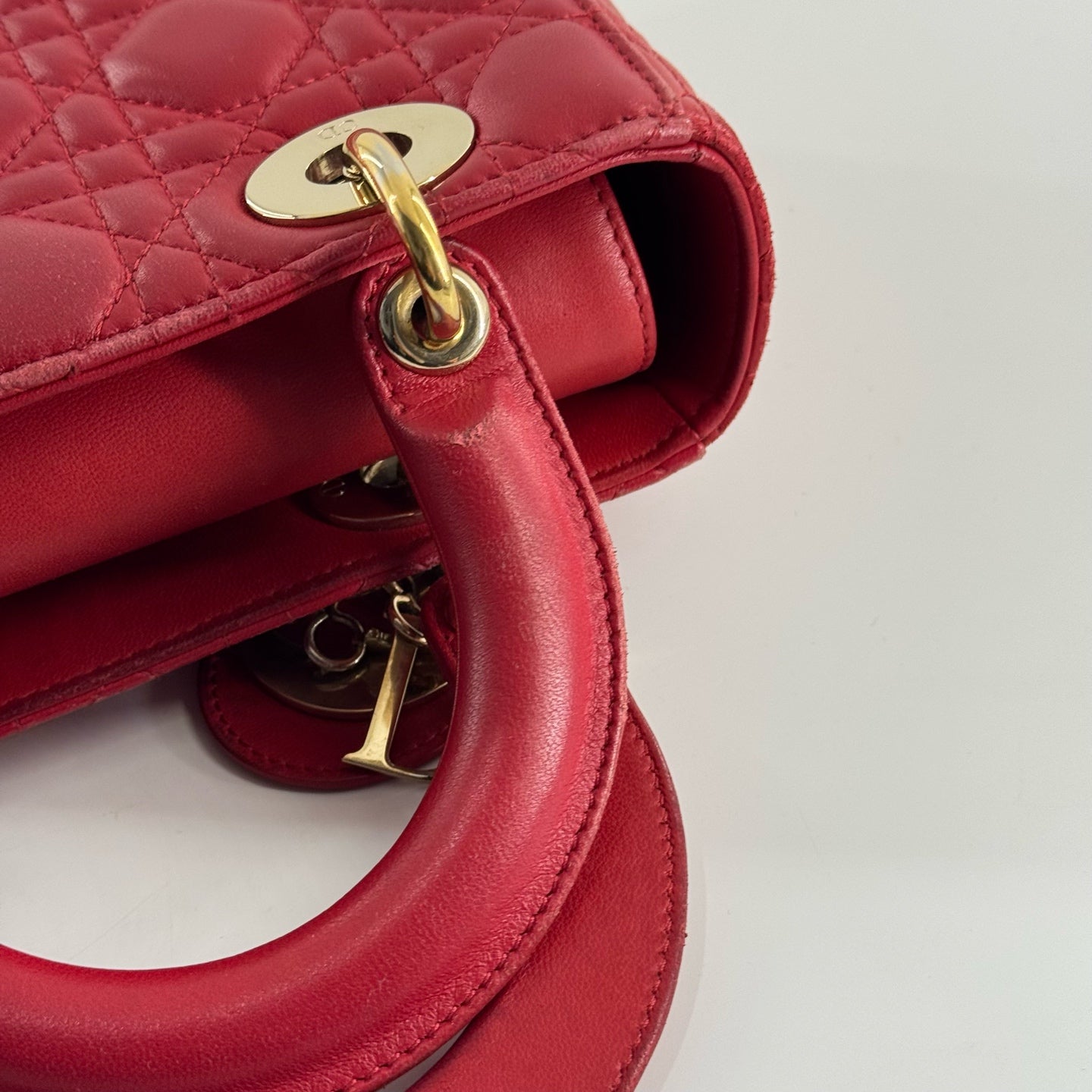 Dior - Lady Dior - Leather - Red