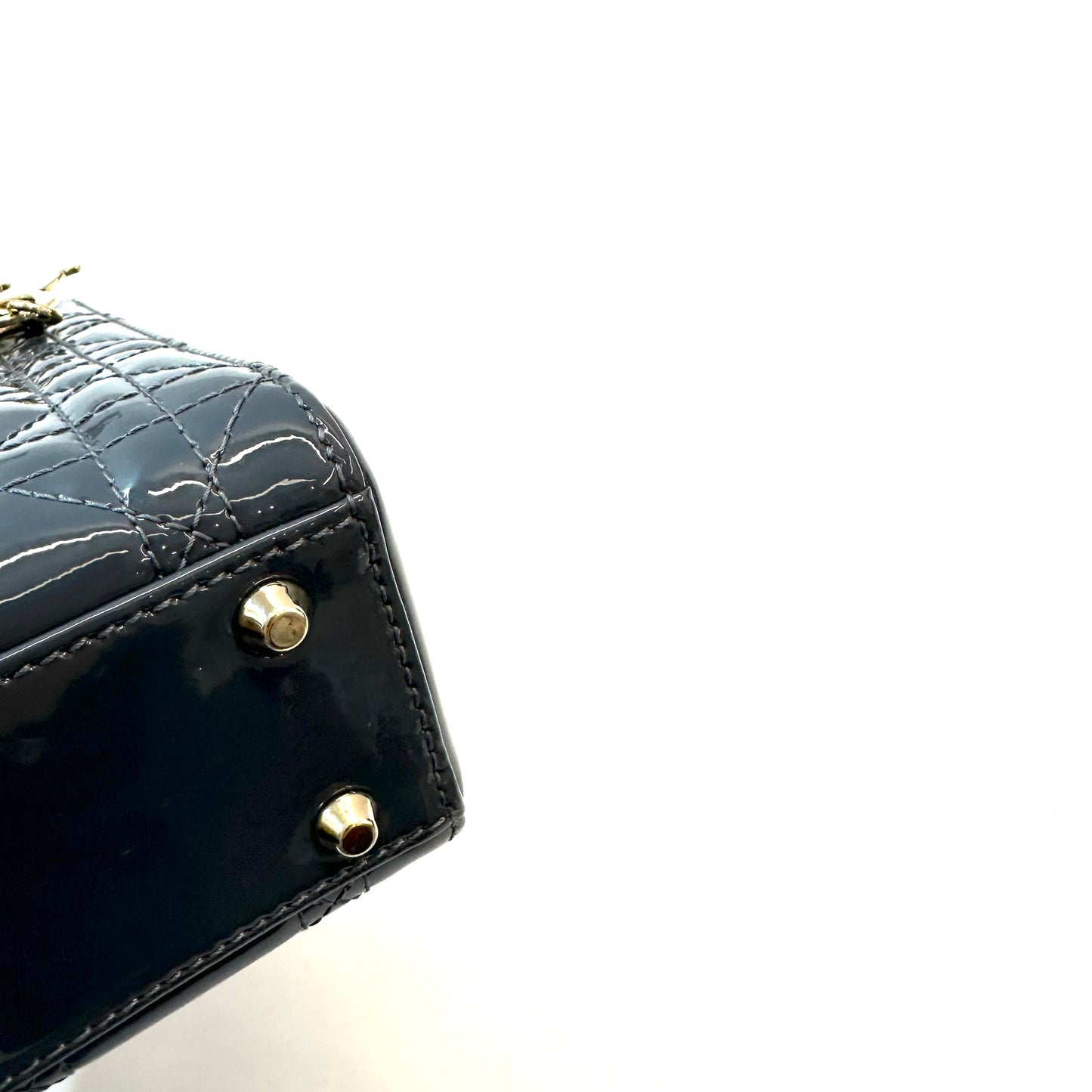 Dior - Lady Dior - Patent leather - Navy