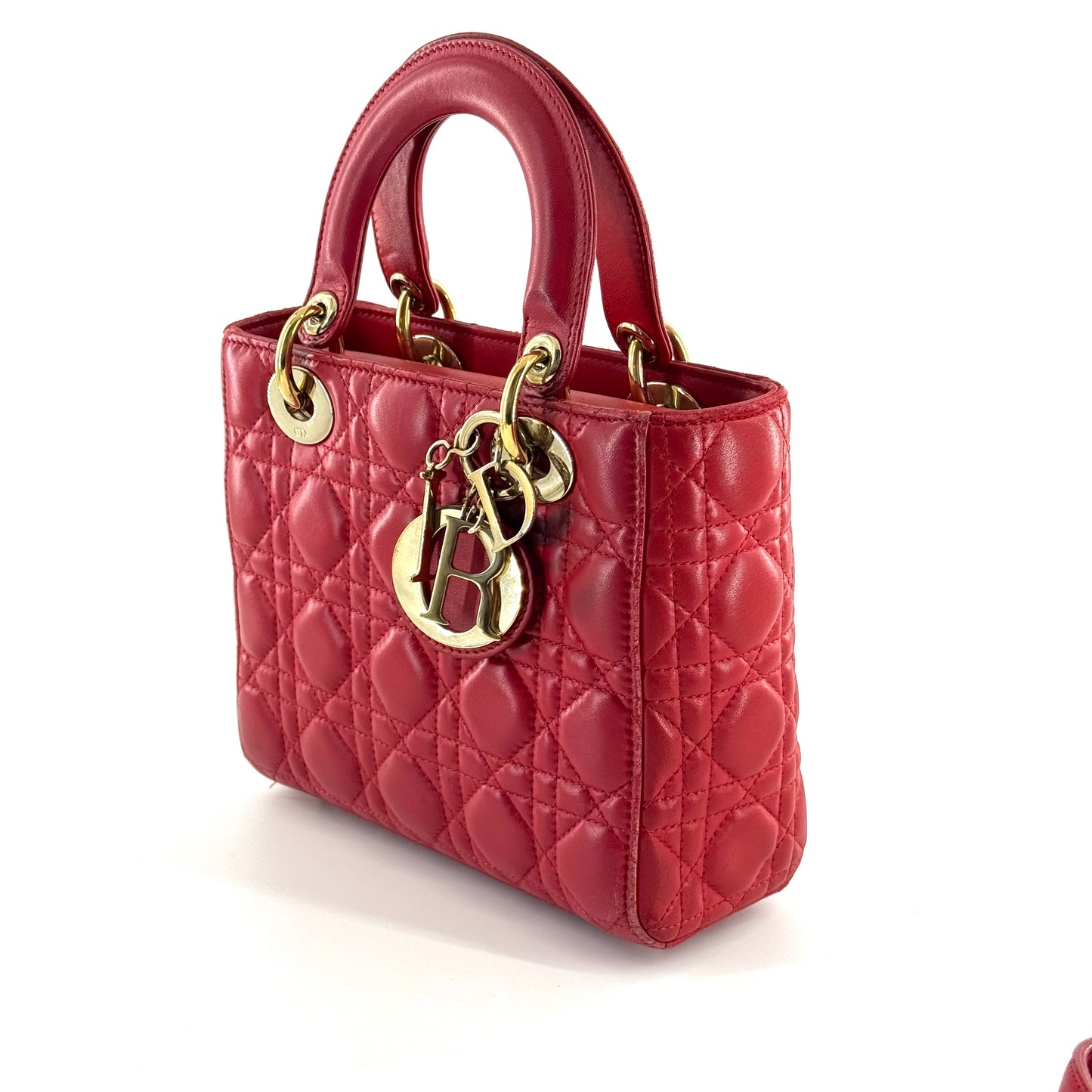 Dior - Lady Dior - Leather - Red