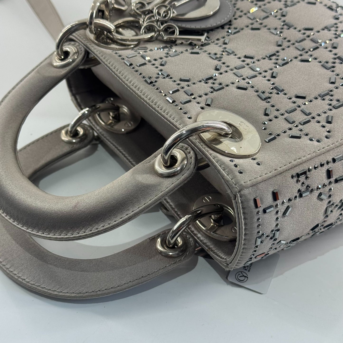 Dior - Lady Dior - Satin - Grey