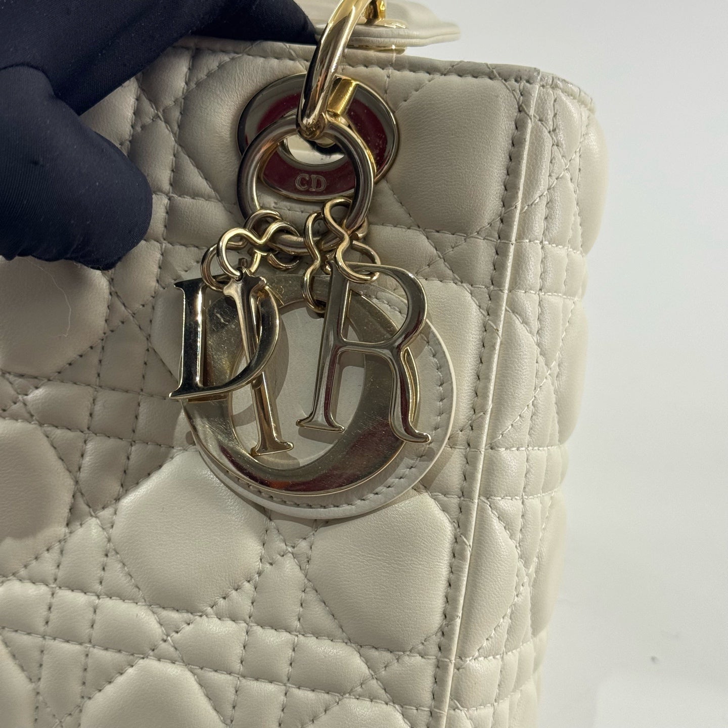 Dior - Lady Dior - Leather - White