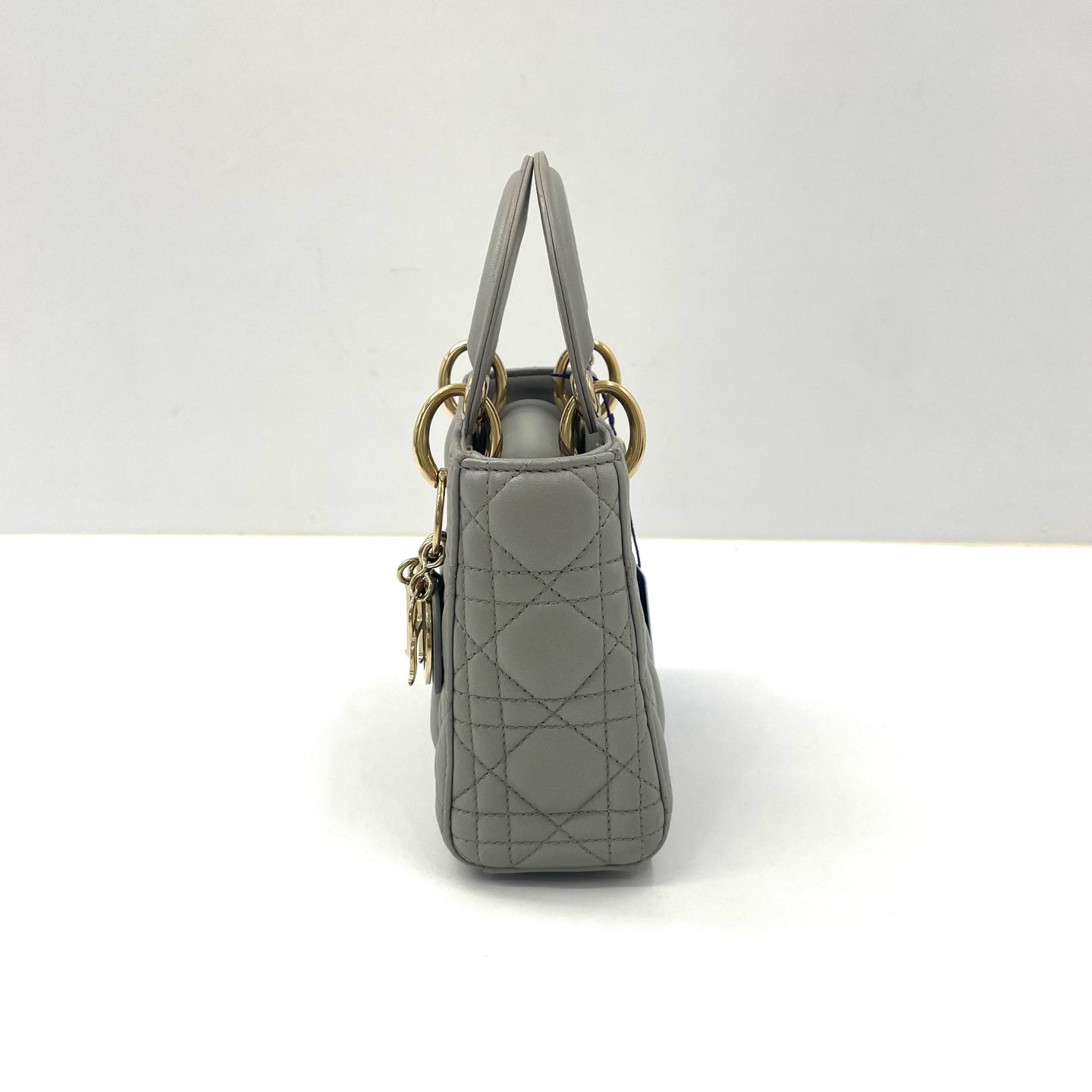 Dior - Lady Dior - Leather - Grey