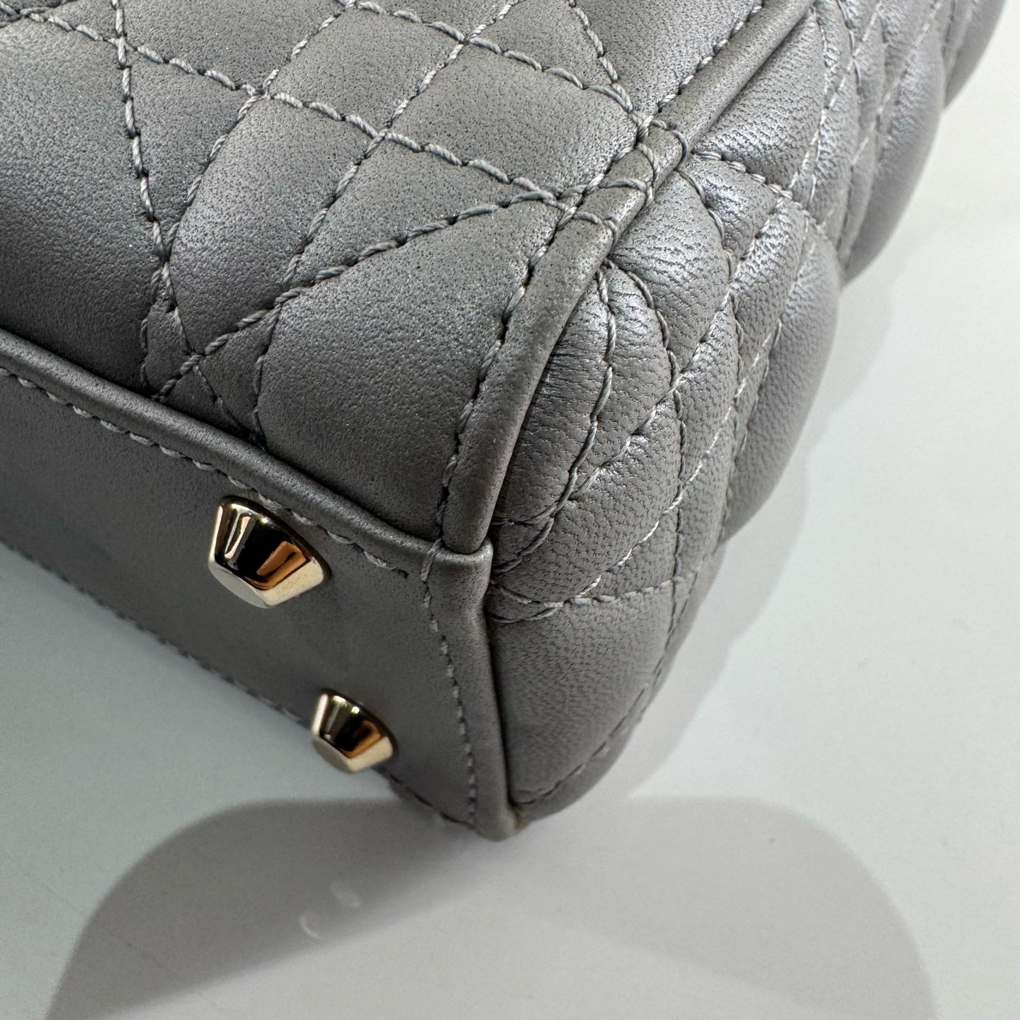 Dior - Lady Dior - Leather - Grey
