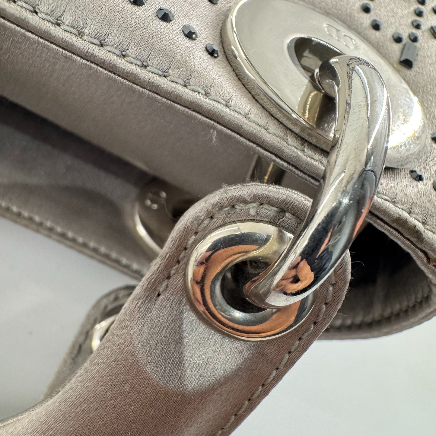 Dior - Lady Dior - Satin - Grey