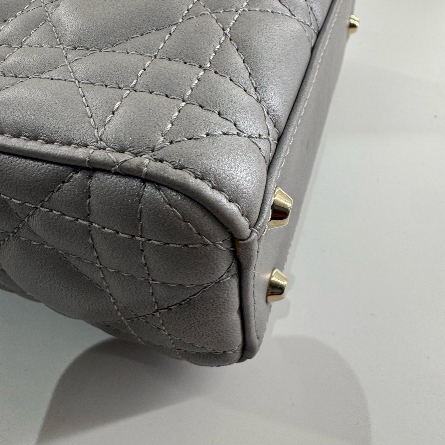 Dior - Lady Dior - Leather - Grey
