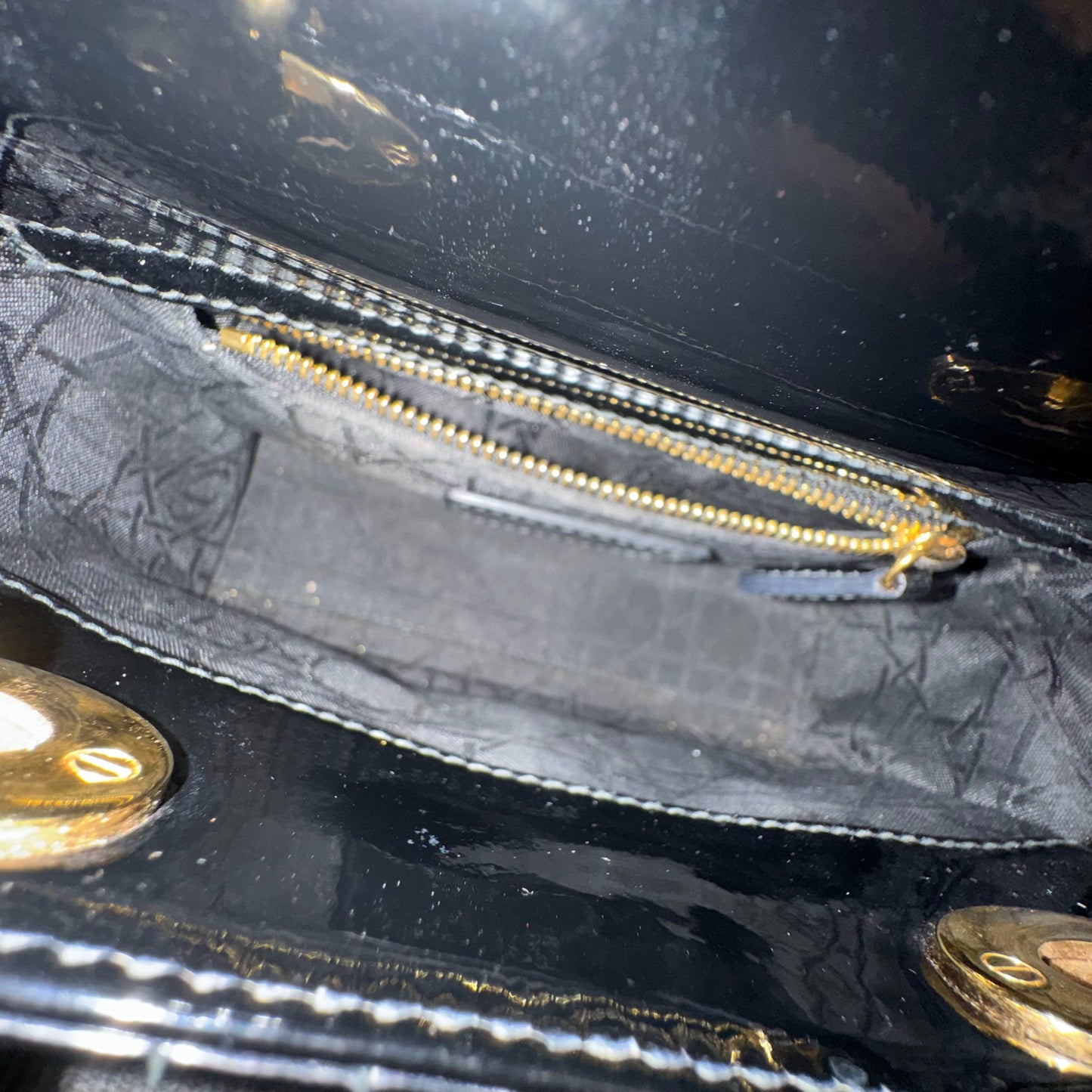 Dior - Lady Dior - Patent leather - Black