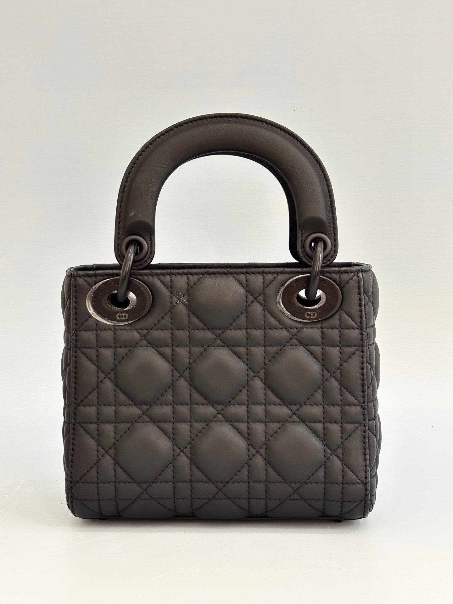 DIOR - Lady Dior - Leather - Black