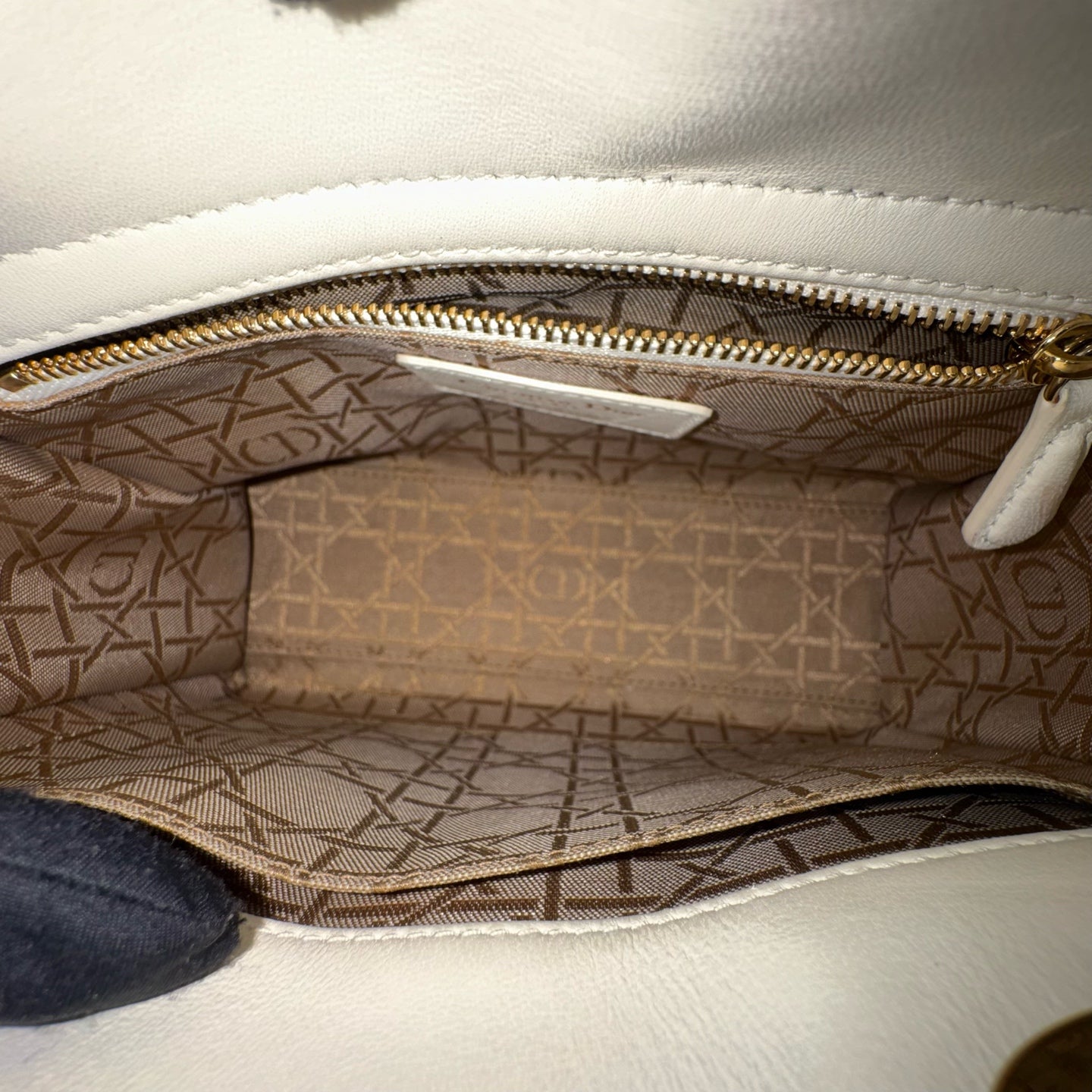 Dior - Lady Dior - Leather - White