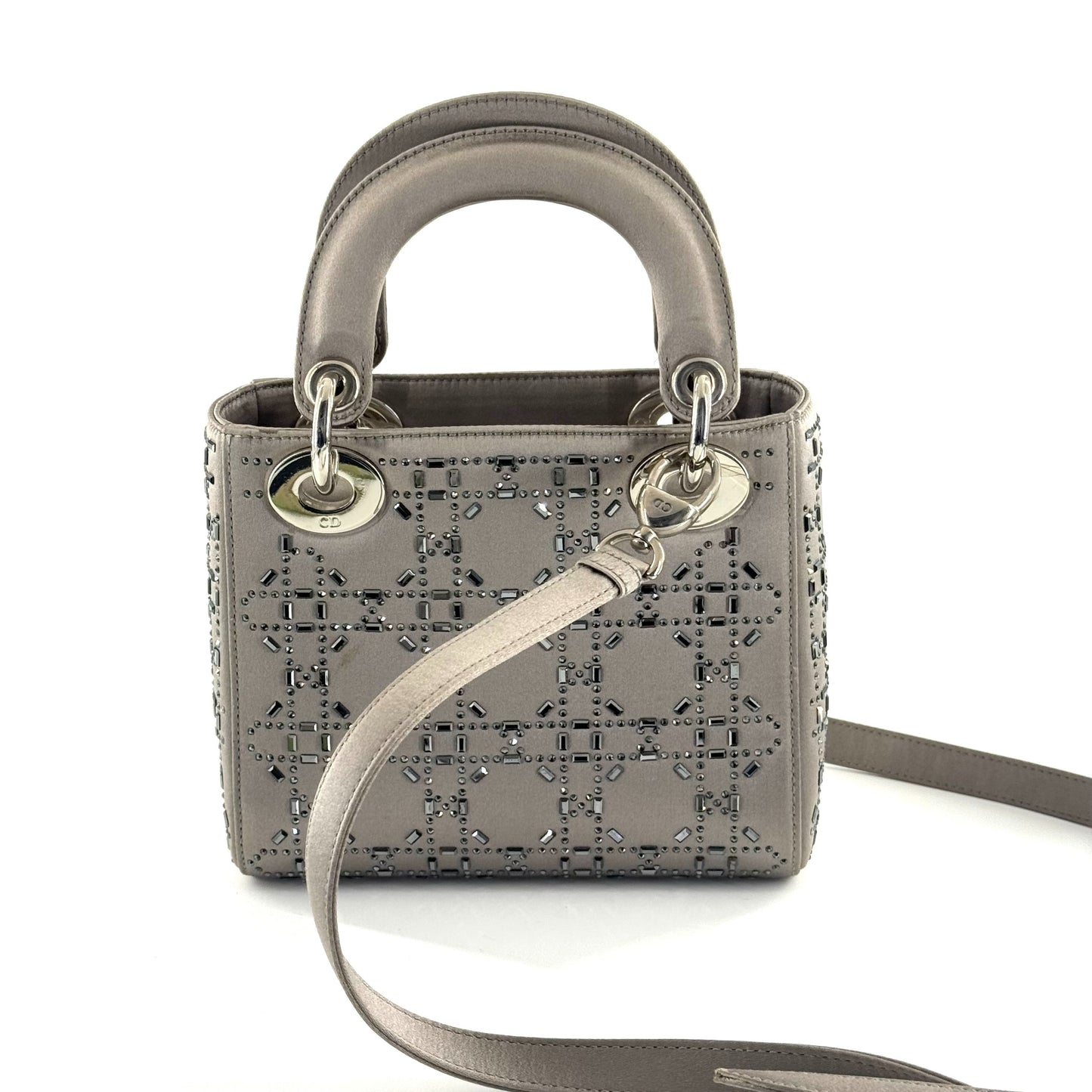 Dior - Lady Dior - Satin - Grey