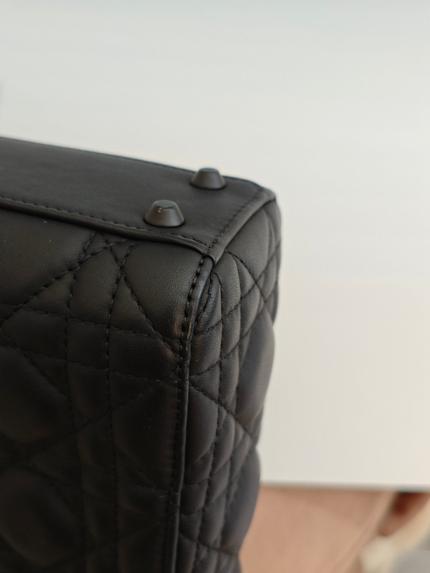 DIOR - Lady Dior - Leather - Black