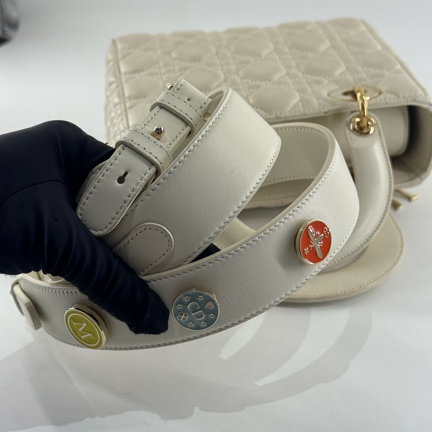Dior - Lady Dior - Leather - White