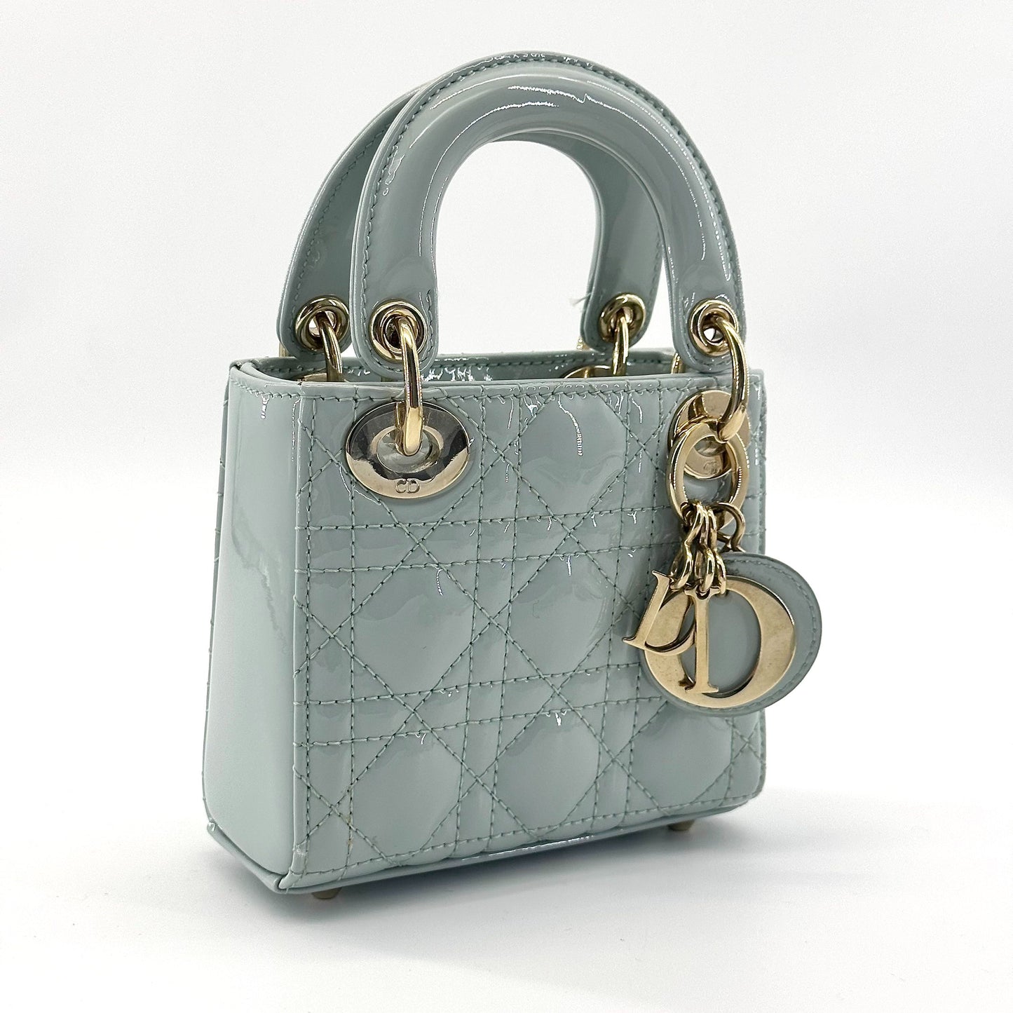 Dior - Lady Dior - Patent leather - Blue