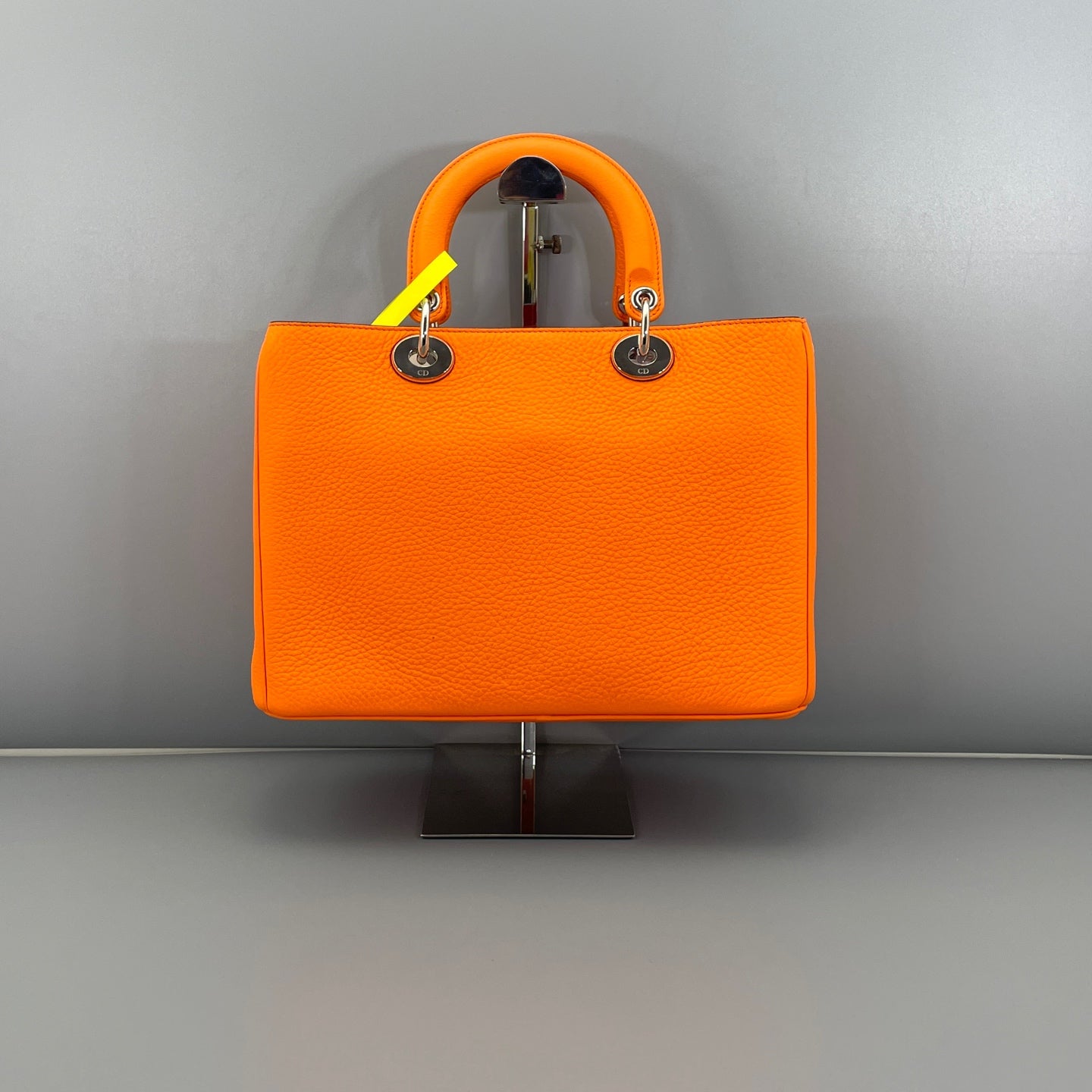 Dior - Lady Dior Bag - Leather - Orange - (medium)