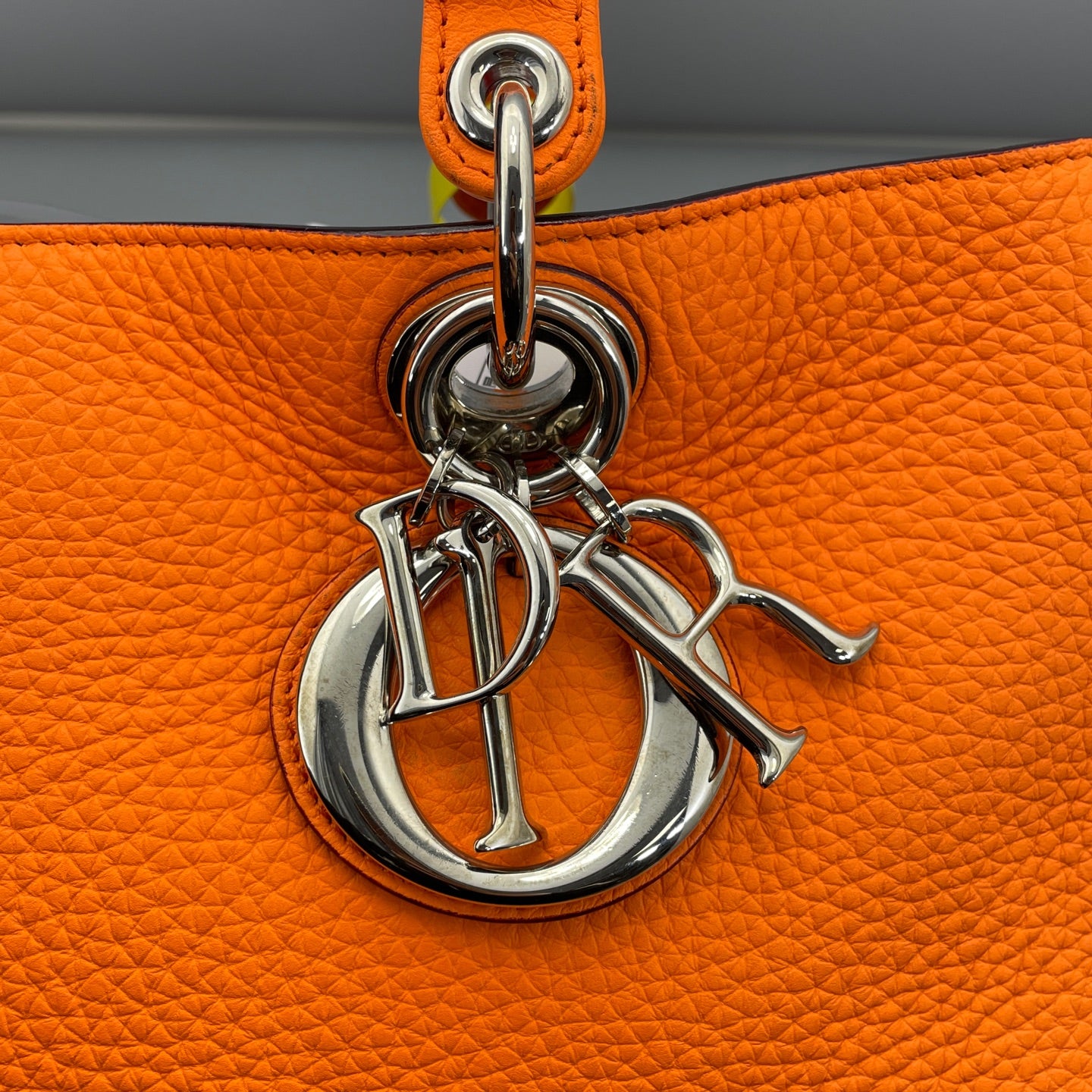 Dior - Lady Dior Bag - Leather - Orange - (medium)