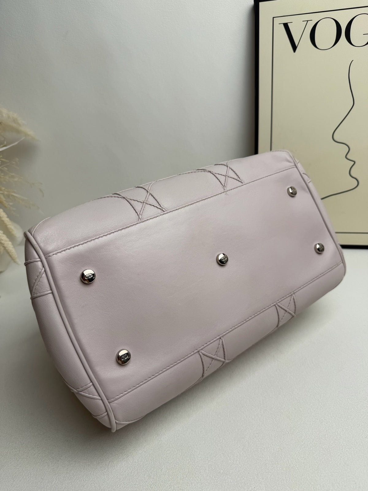 Dior - Lady Dior Boston - Leather - Pink