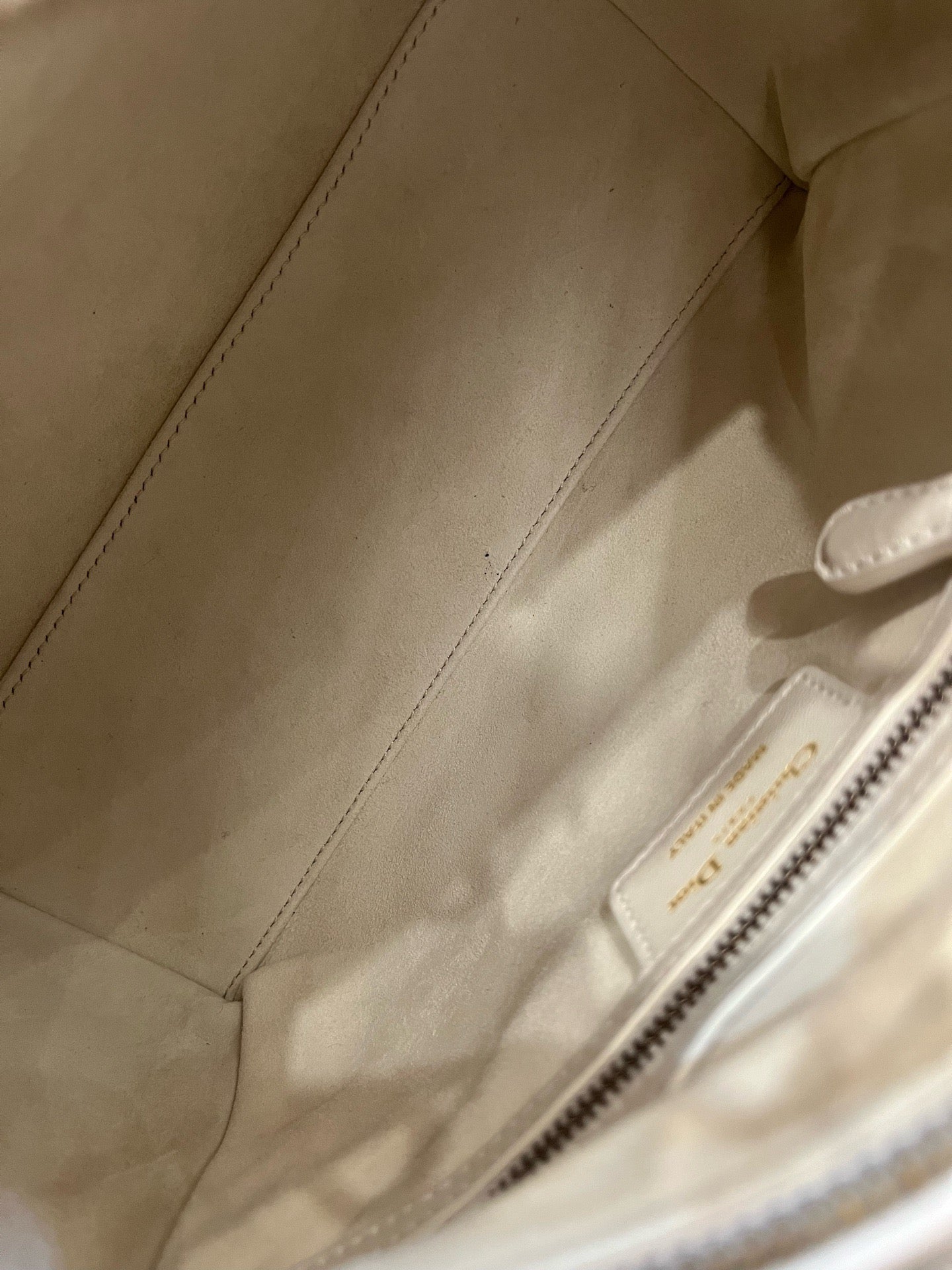 Dior - Lady Dior - Calfskin - White - (medium)