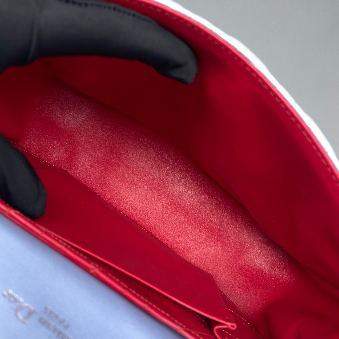 Dior - Lady Dior Chain Shoulder Bag - Lambskin leather - Blue - (Medium)