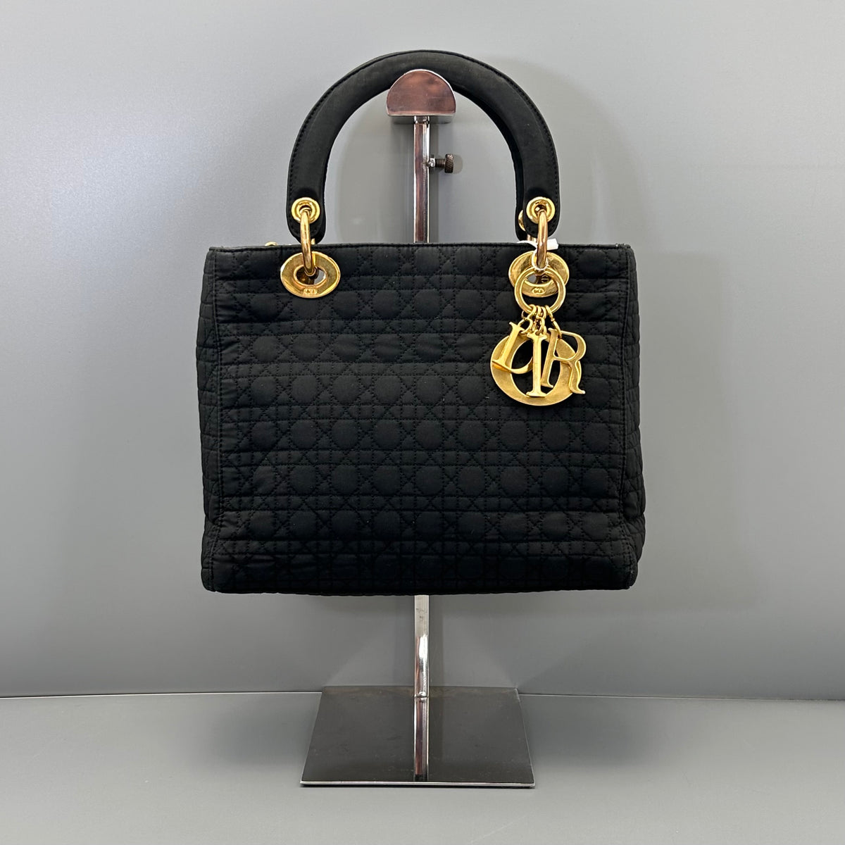Dior - Lady Dior - Cloth - Black - (Medium)