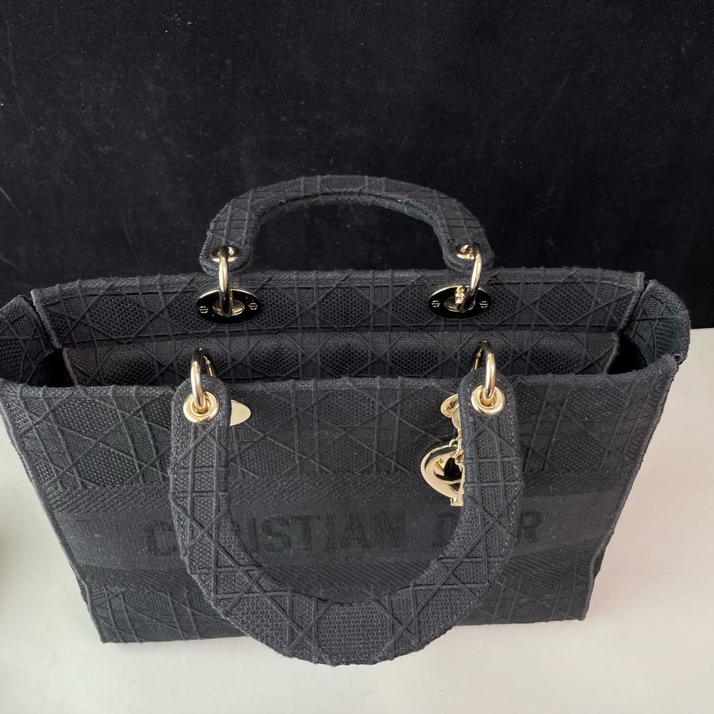 Dior - Lady Dior - Cloth - Black - (medium)