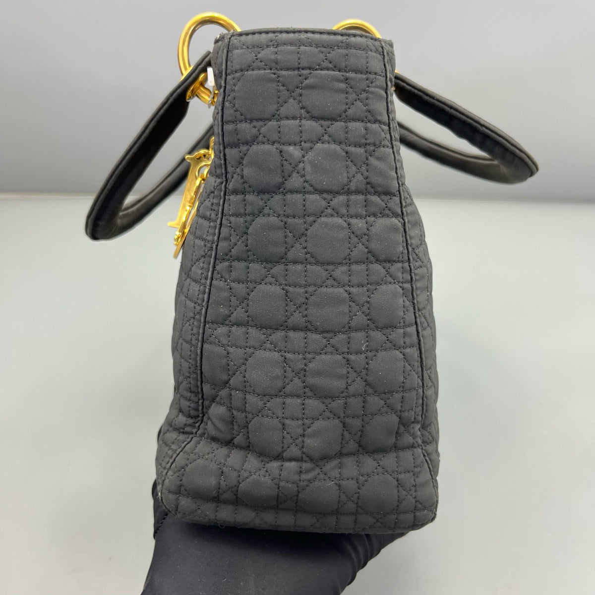 Dior - Lady Dior - Cloth - Black - (Medium)