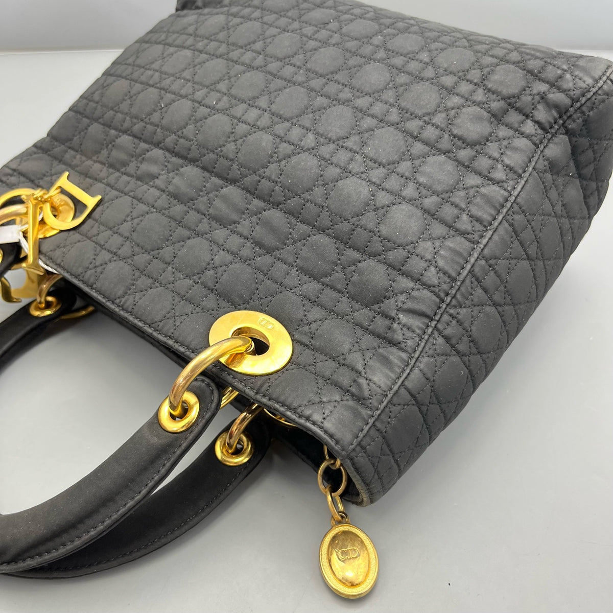 Dior - Lady Dior - Cloth - Black - (Medium)