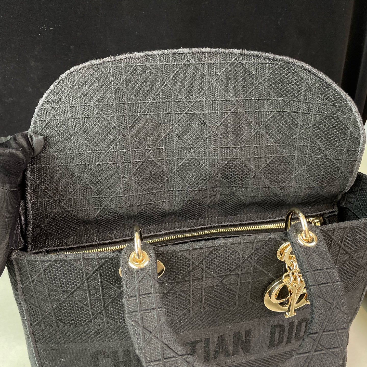 Dior - Lady Dior - Cloth - Black - (medium)