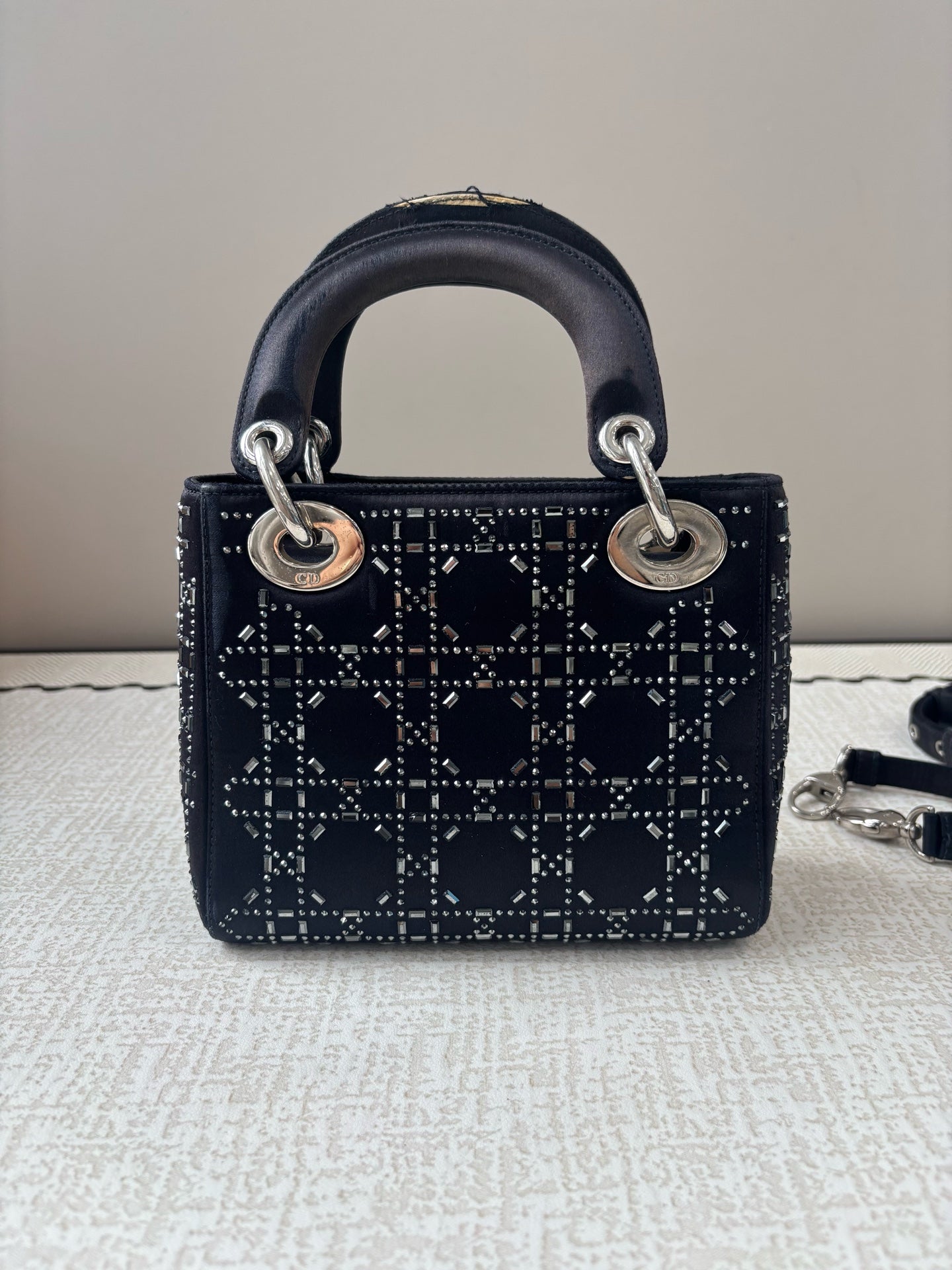 Dior - Lady Dior - Cloth - Black - (mini)