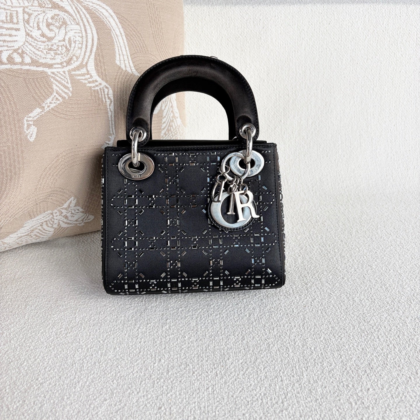 Dior - Lady Dior - Cloth - Black - (mini)