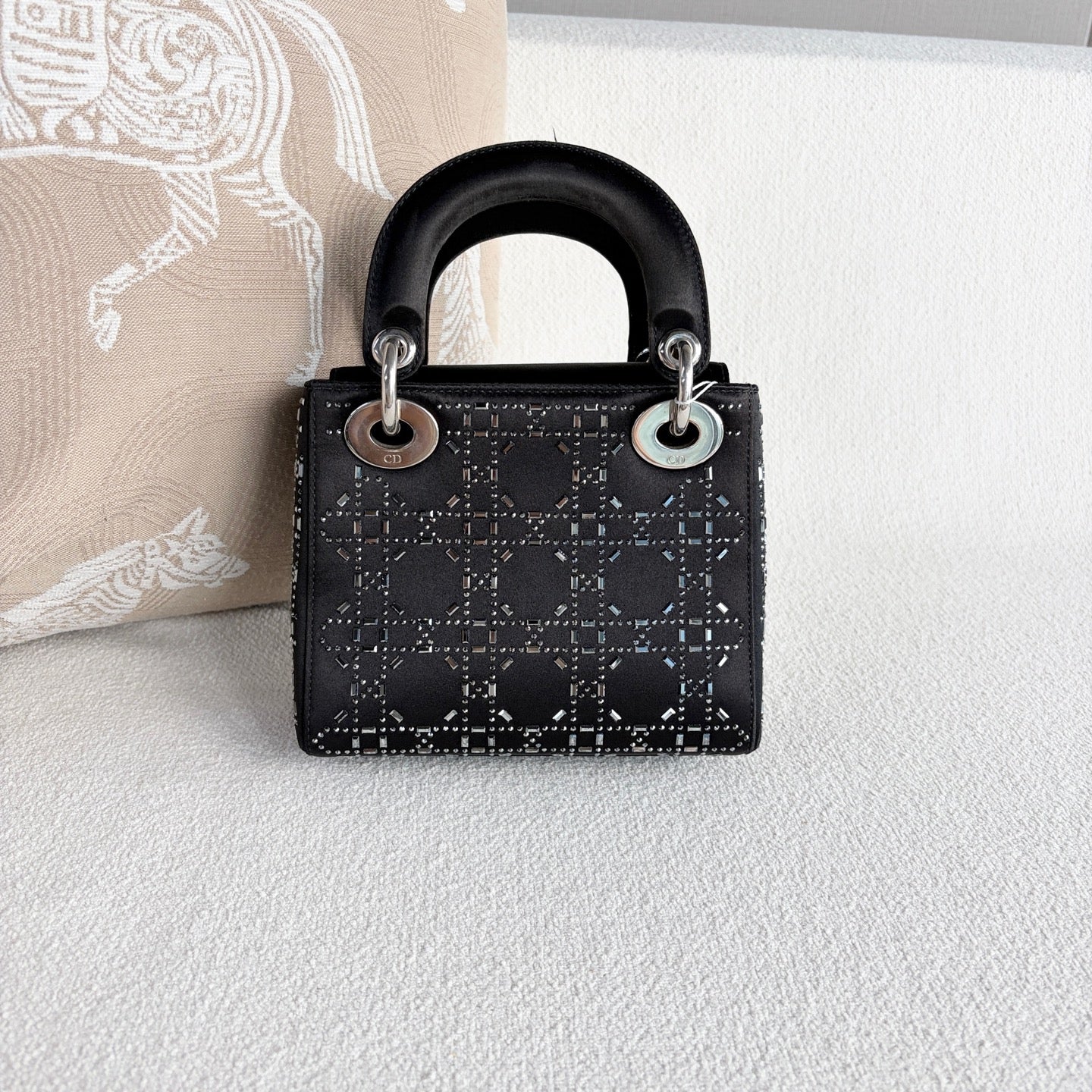 Dior - Lady Dior - Cloth - Black - (mini)