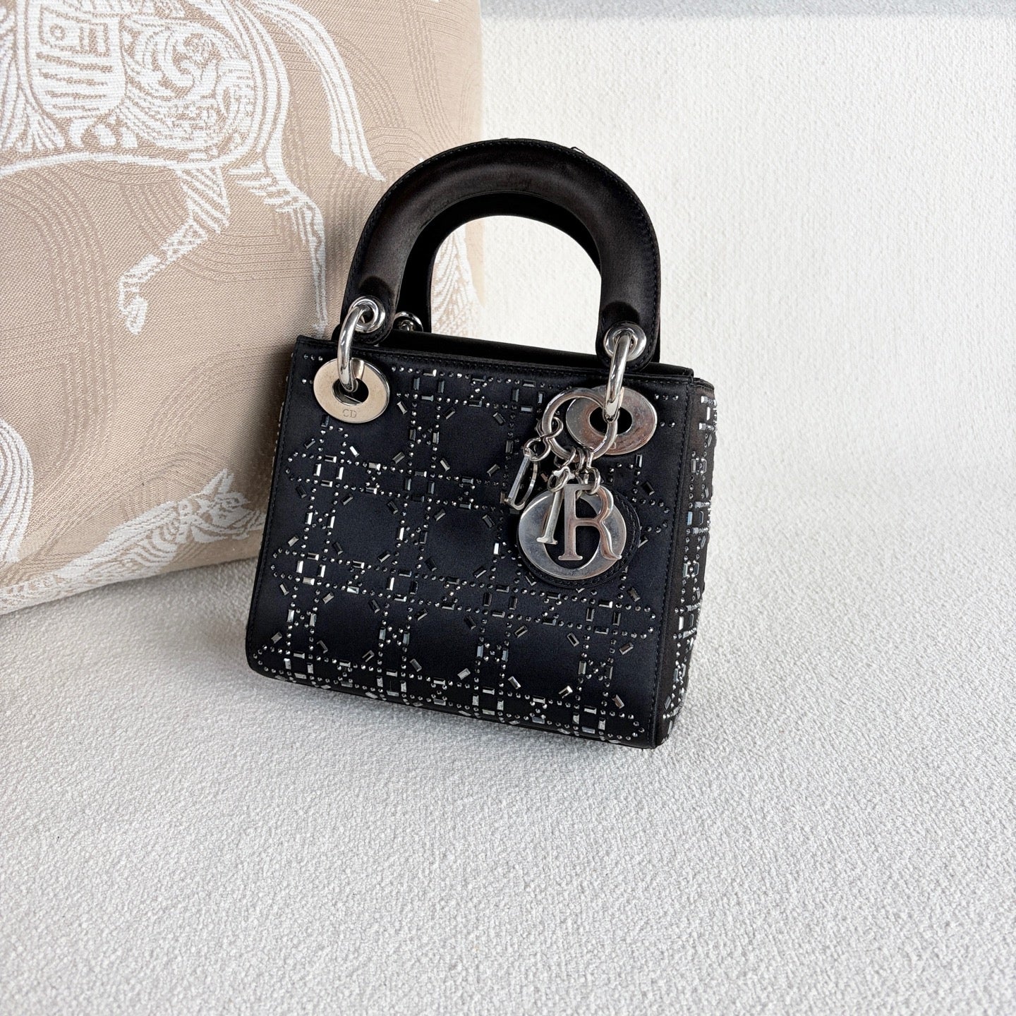Dior - Lady Dior - Cloth - Black - (mini)