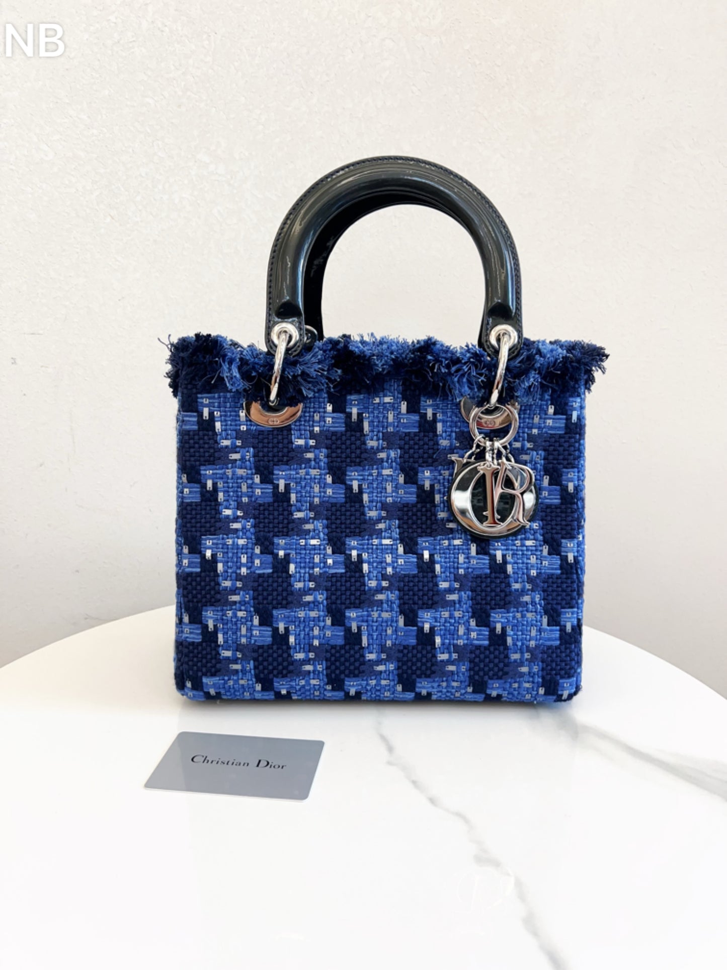 Dior - Lady Dior - Cloth - Blue - (medium)