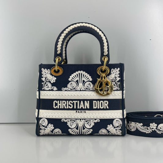 Dior - Lady Dior - Cloth - Blue - (medium)