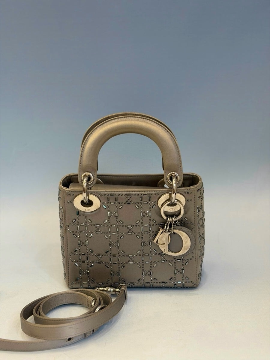 Dior - Lady Dior - Cloth - Grey - (mini)