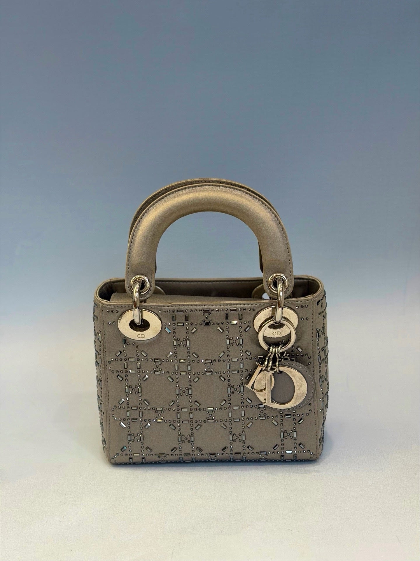 Dior - Lady Dior - Cloth - Grey - (mini)