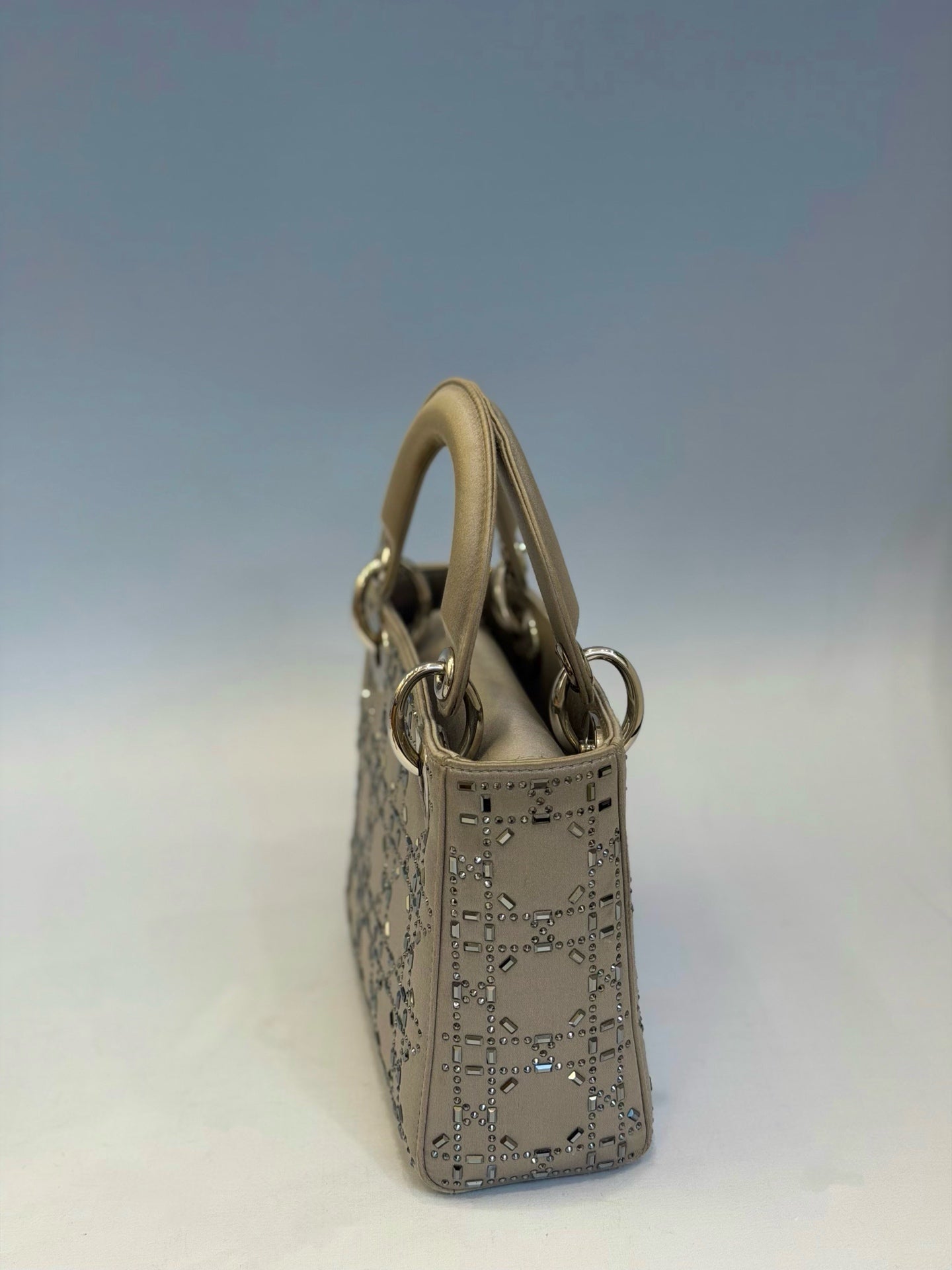 Dior - Lady Dior - Cloth - Grey - (mini)