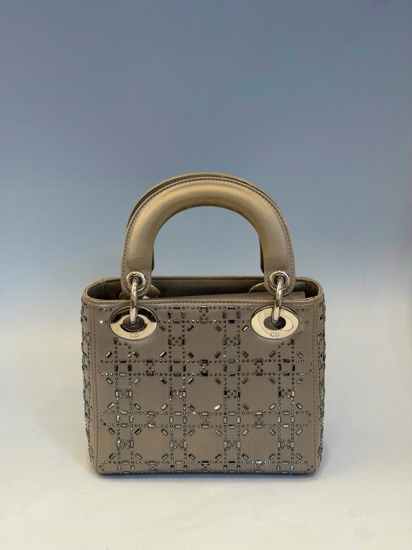 Dior - Lady Dior - Cloth - Grey - (mini)