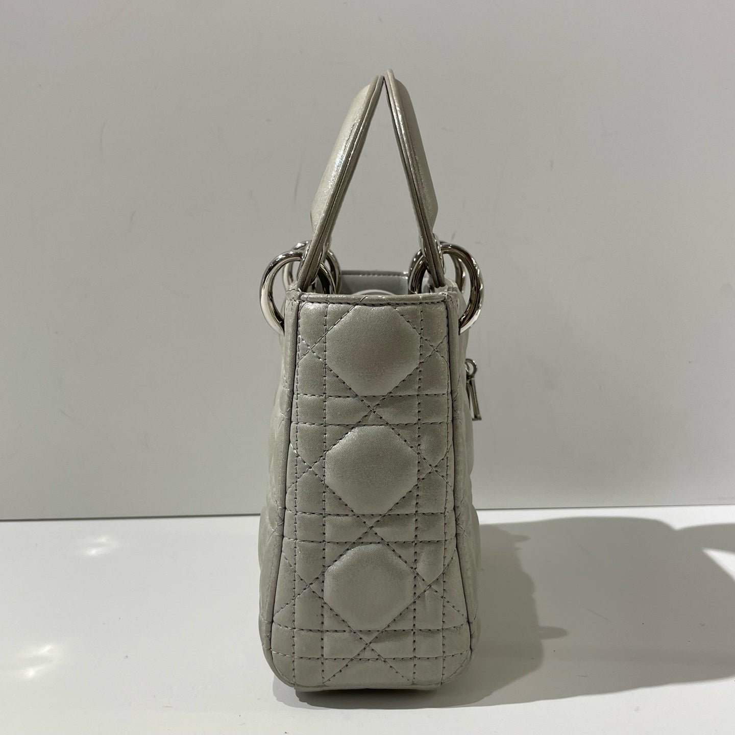 Dior - Lady Dior - Cloth - Grey - (mini)