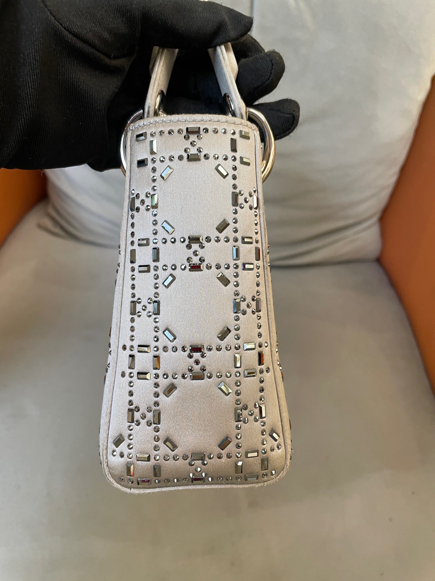 Dior - Lady Dior - Cloth - Grey - (mini)