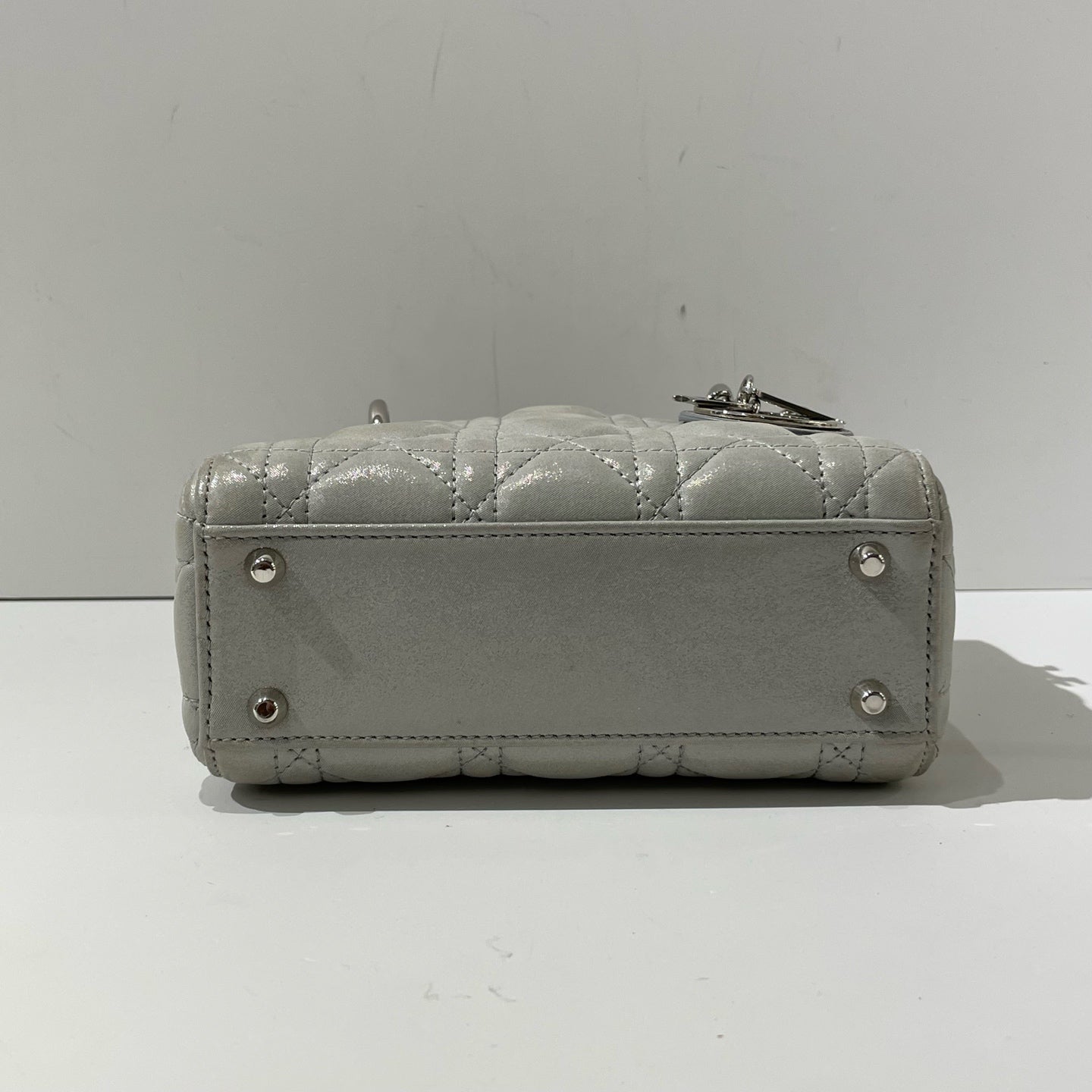 Dior - Lady Dior - Cloth - Grey - (mini)