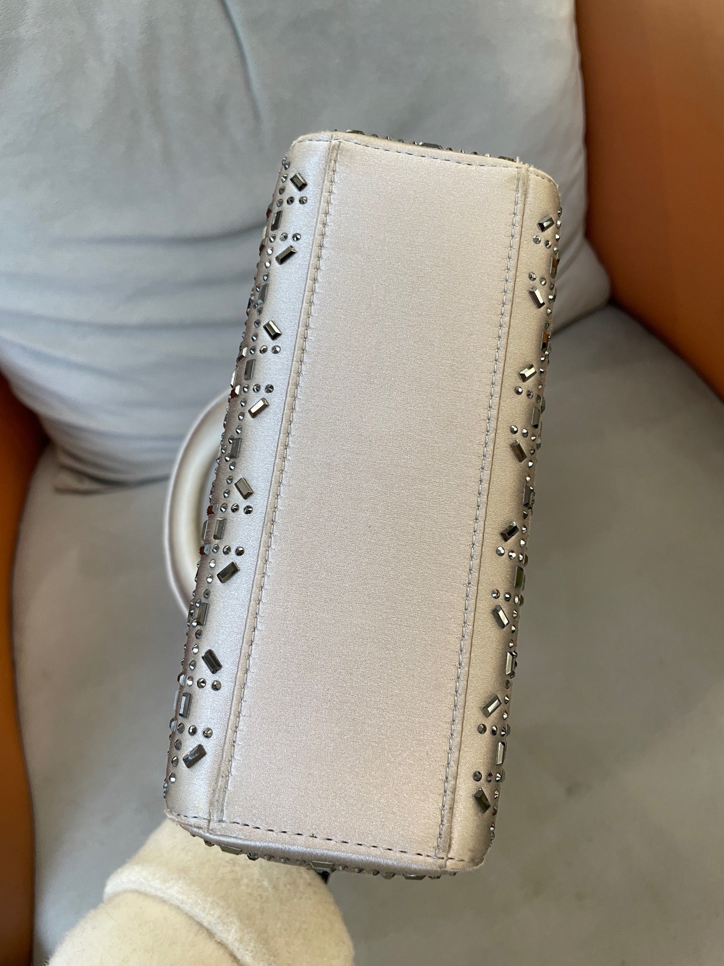 Dior - Lady Dior - Cloth - Grey - (mini)