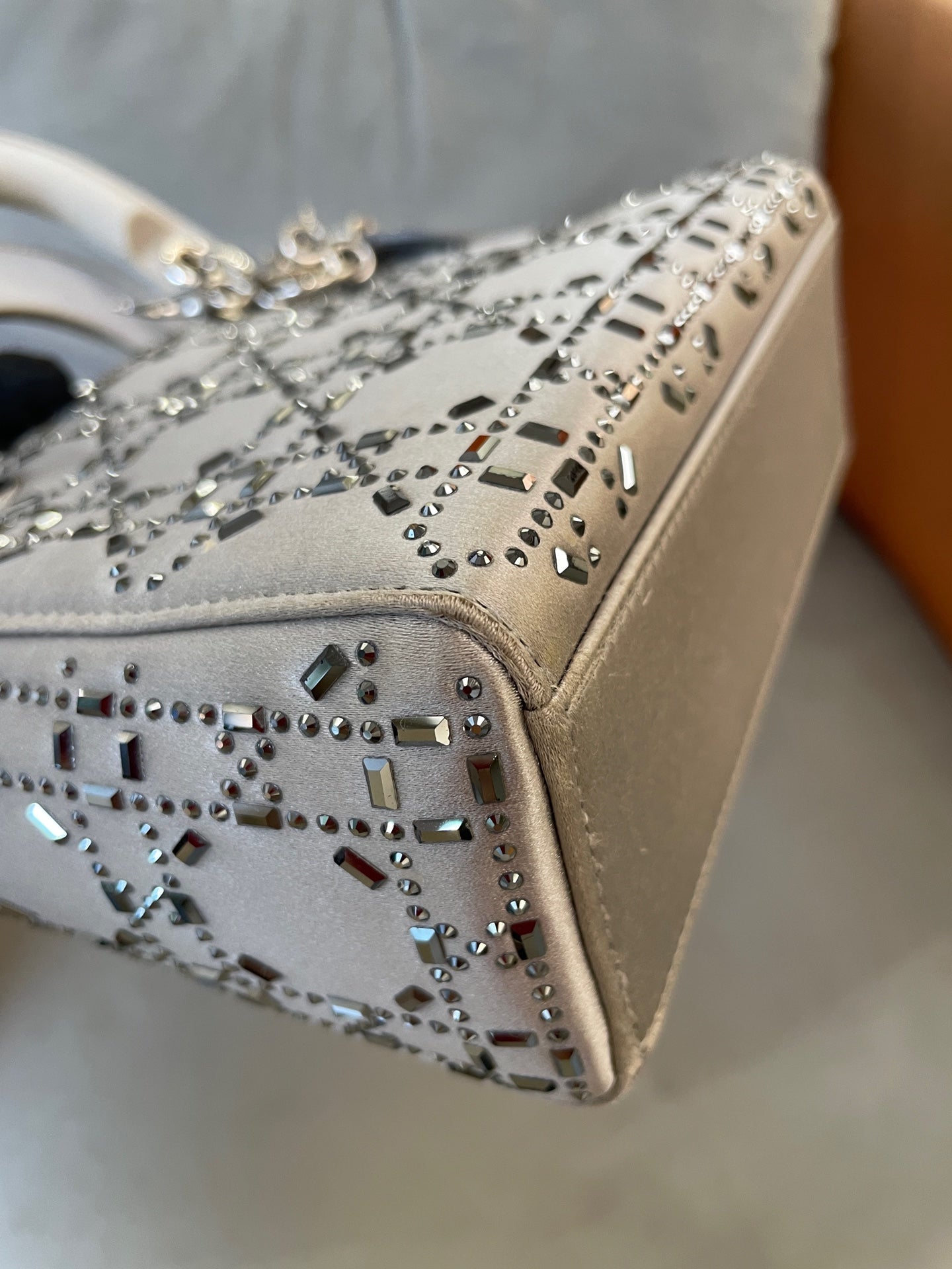 Dior - Lady Dior - Cloth - Grey - (mini)