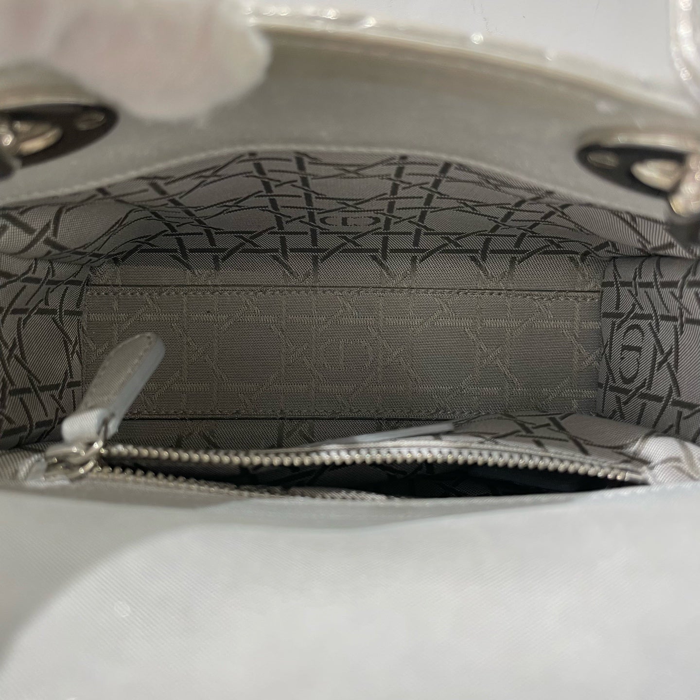 Dior - Lady Dior - Cloth - Grey - (mini)