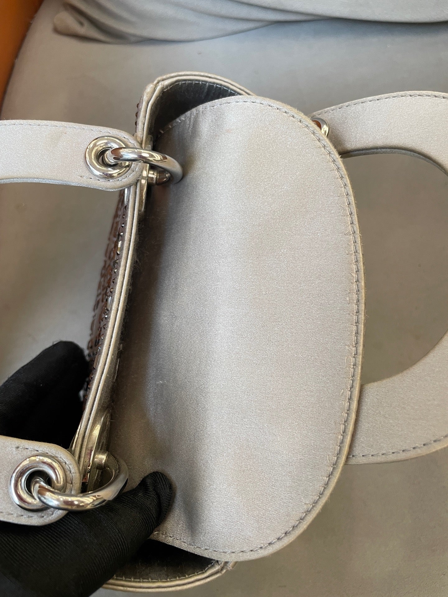 Dior - Lady Dior - Cloth - Grey - (mini)