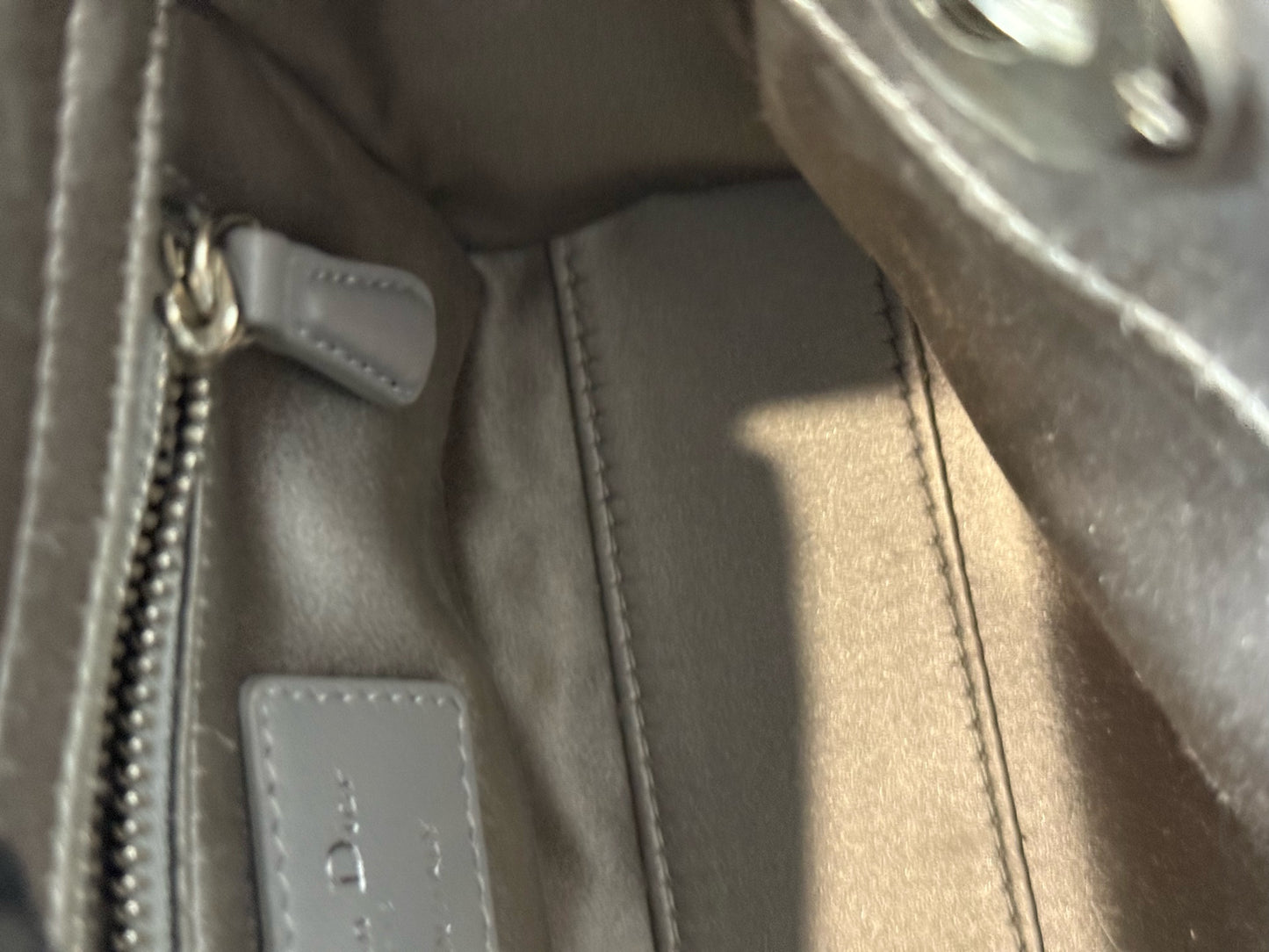 Dior - Lady Dior - Cloth - Grey - (mini)
