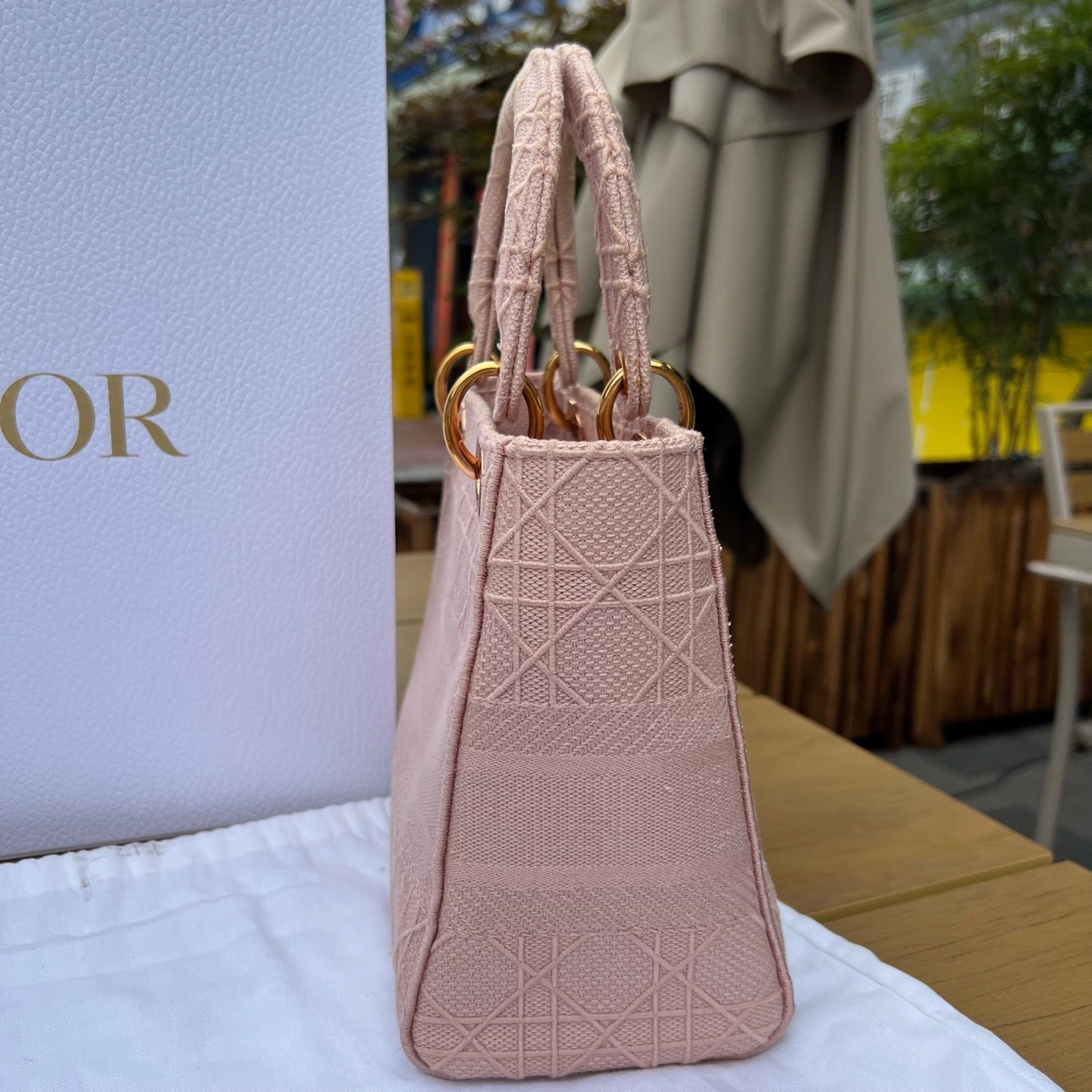 Dior - Lady Dior - Cloth - Pink - (Small)