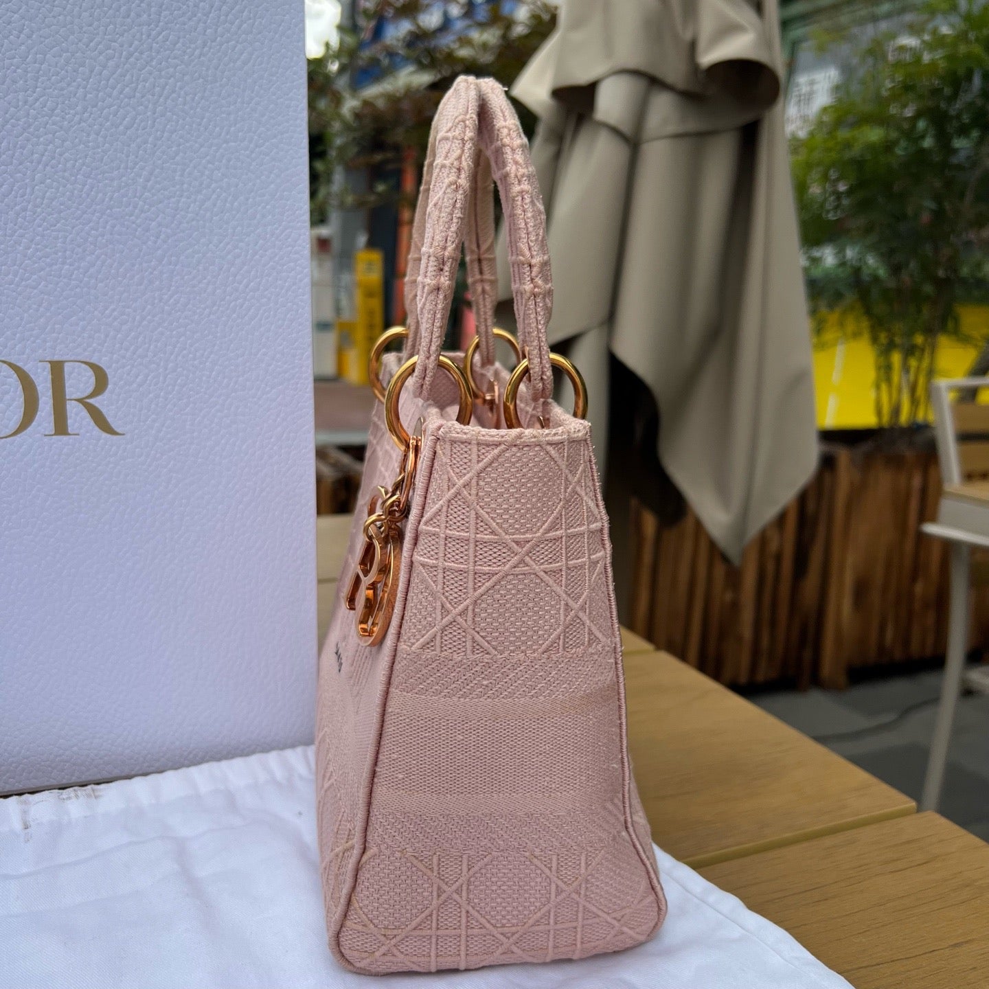 Dior - Lady Dior - Cloth - Pink - (Small)