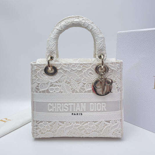 Dior - Lady Dior - Cloth - White - (mini)